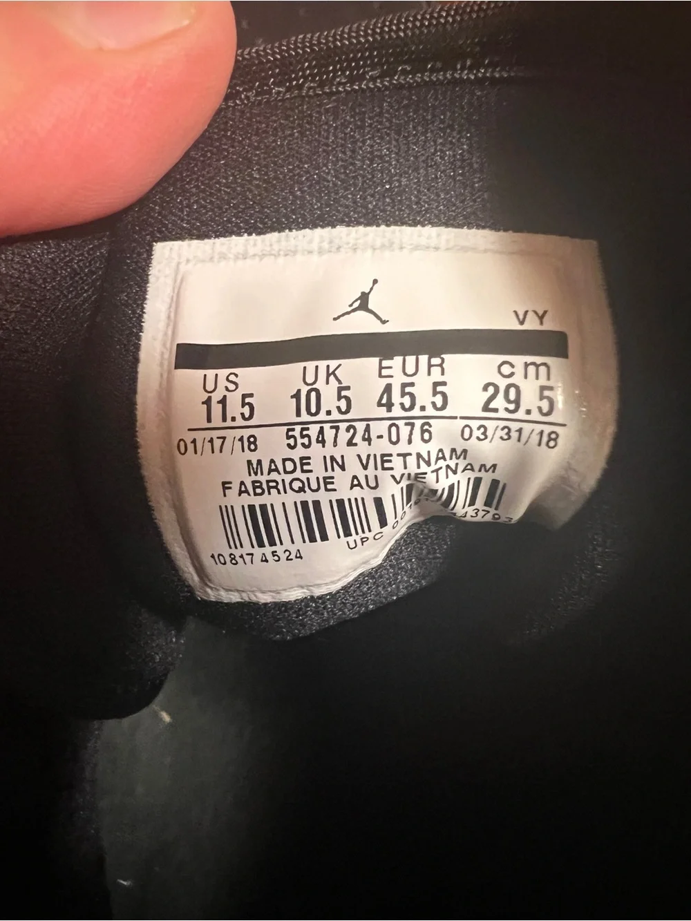 NIKE Air Jordan 1 Retro Mid “Last Shot” Men’s  11.5
